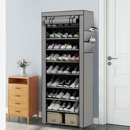 10-Layer 9 Grid Shoe Rack Shelf Storage Closet Organizer DailySale