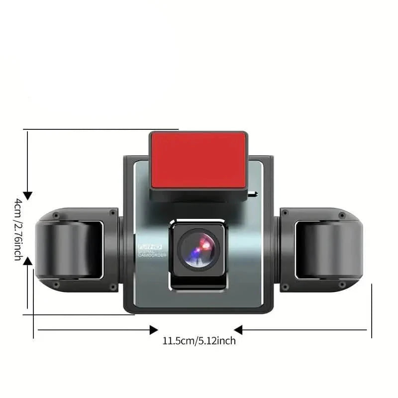 360° Car Drive Recorder – Night Vision, 1080p, 4-Channel DailySale
