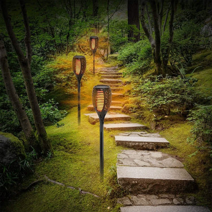 96 LEDs Solar Flame Torch Light DailySale