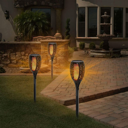 96 LEDs Solar Flame Torch Light DailySale