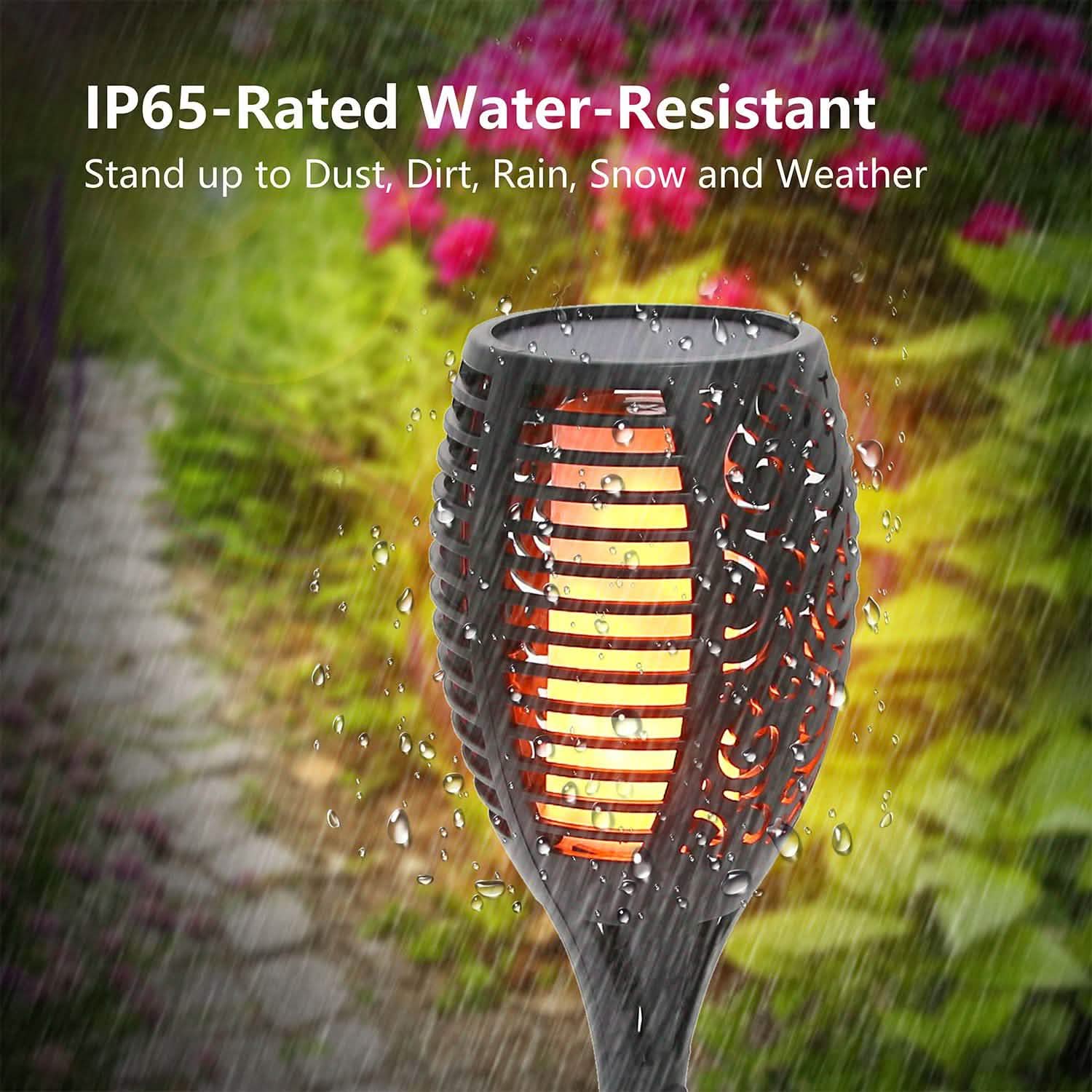 96 LEDs Solar Flame Torch Light DailySale