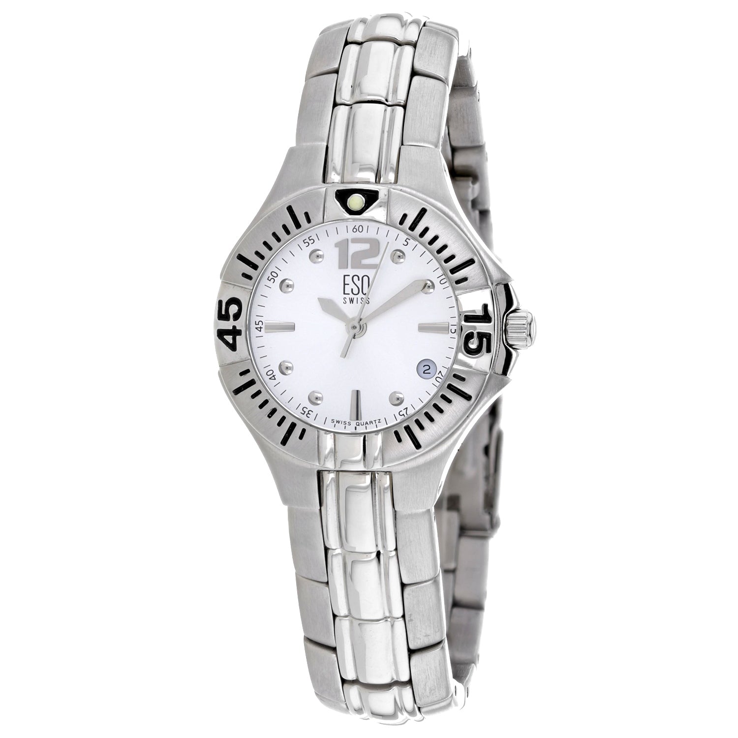 ESQ Women's Silver Stainless Steel Silver Dial Bids.com
