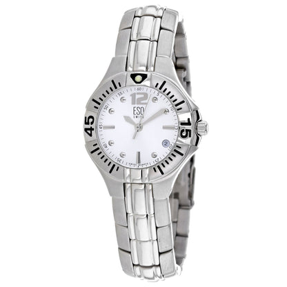 ESQ Women's Silver Stainless Steel Silver Dial Bids.com