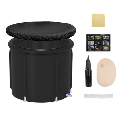 97 Gal Large Size Ice Bath Tub with Cover DailySale