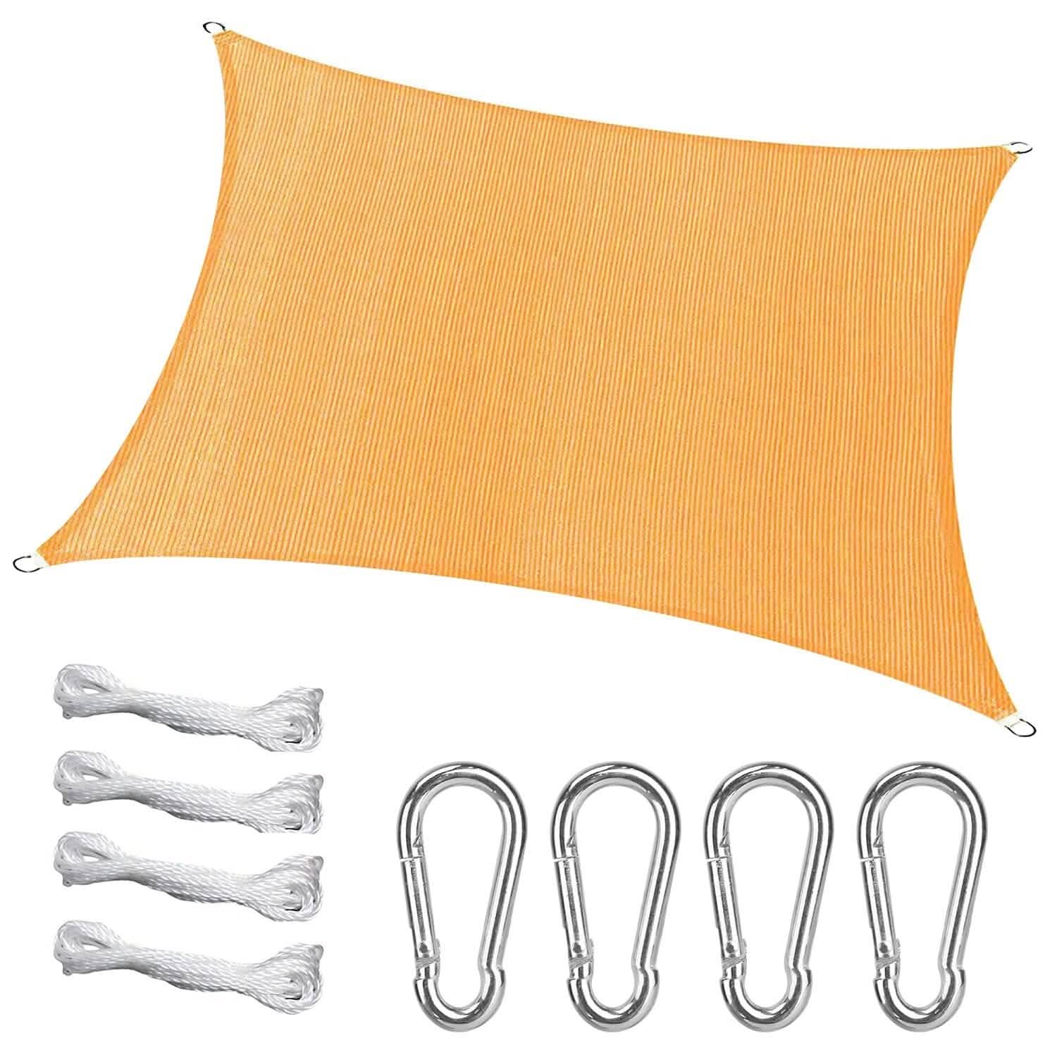 98% UV Block Awning Shelter Rectangle Shade Sails Top Canopy DailySale