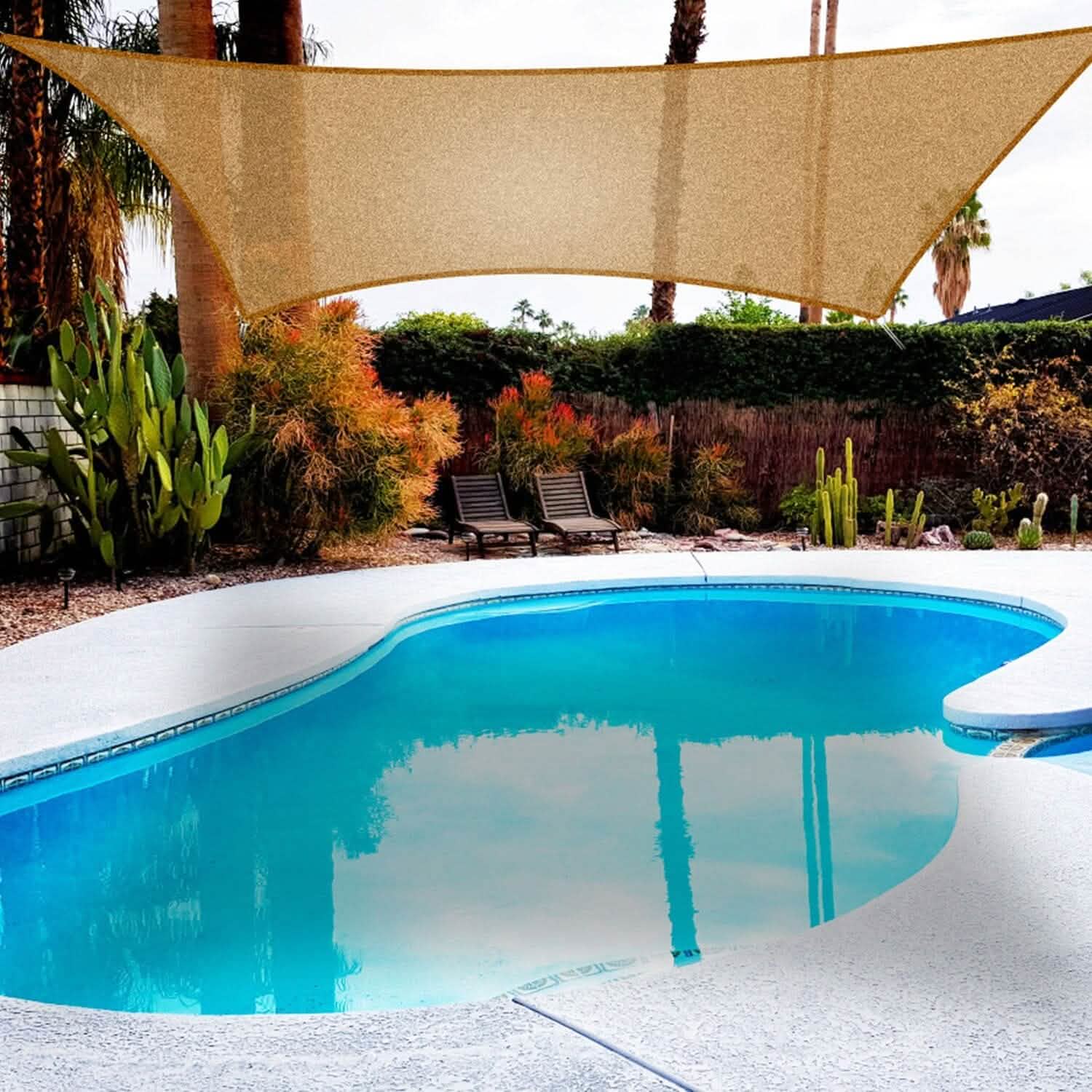 98% UV Block Awning Shelter Rectangle Shade Sails Top Canopy DailySale