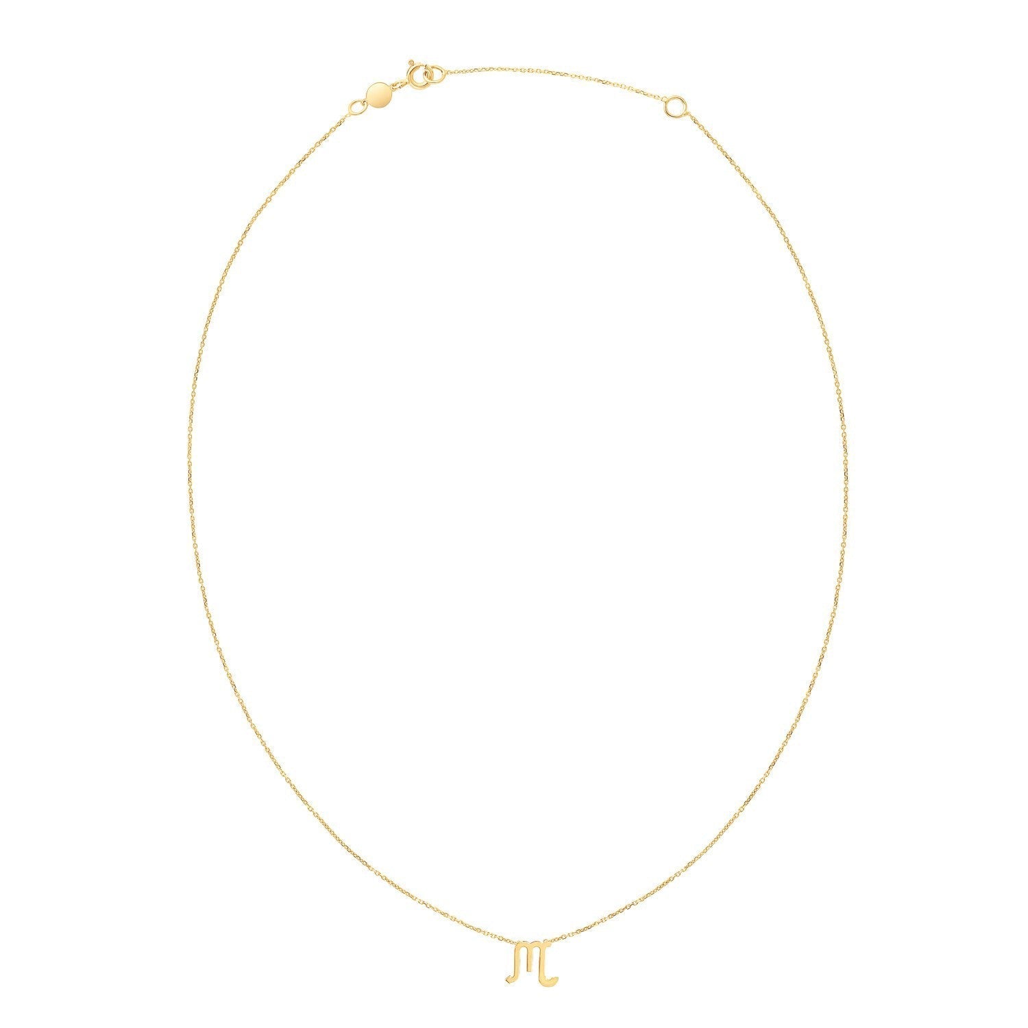 14K Yellow Gold Scorpio Necklace Bids.com