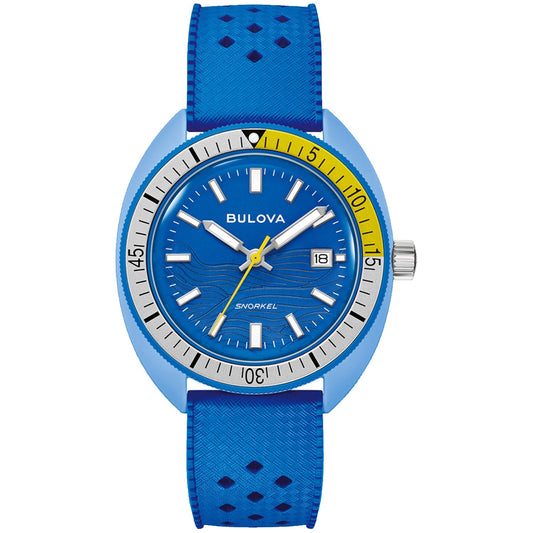 Bulova Men's Snorkel Blue Tang Fish Bids.com