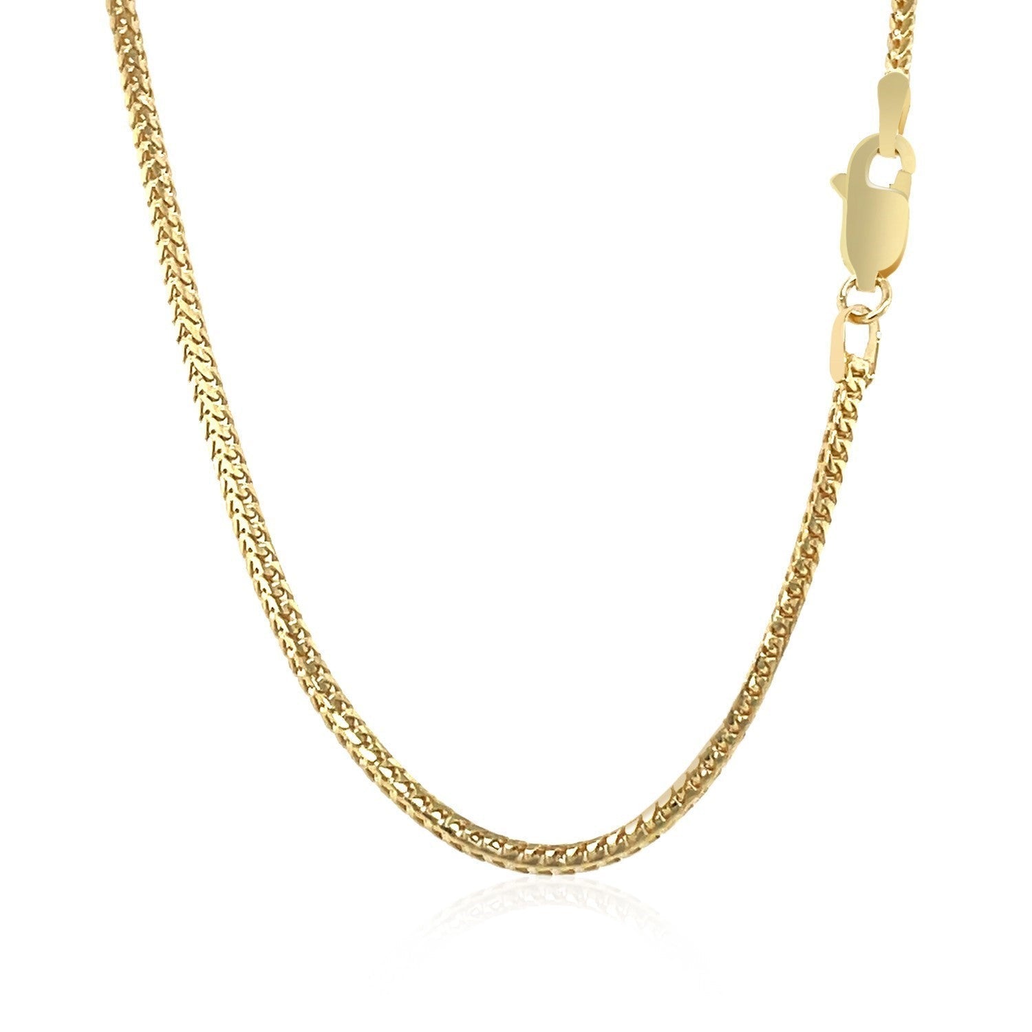 18k Yellow Gold Franco Chain  (1.60 mm) Bids.com