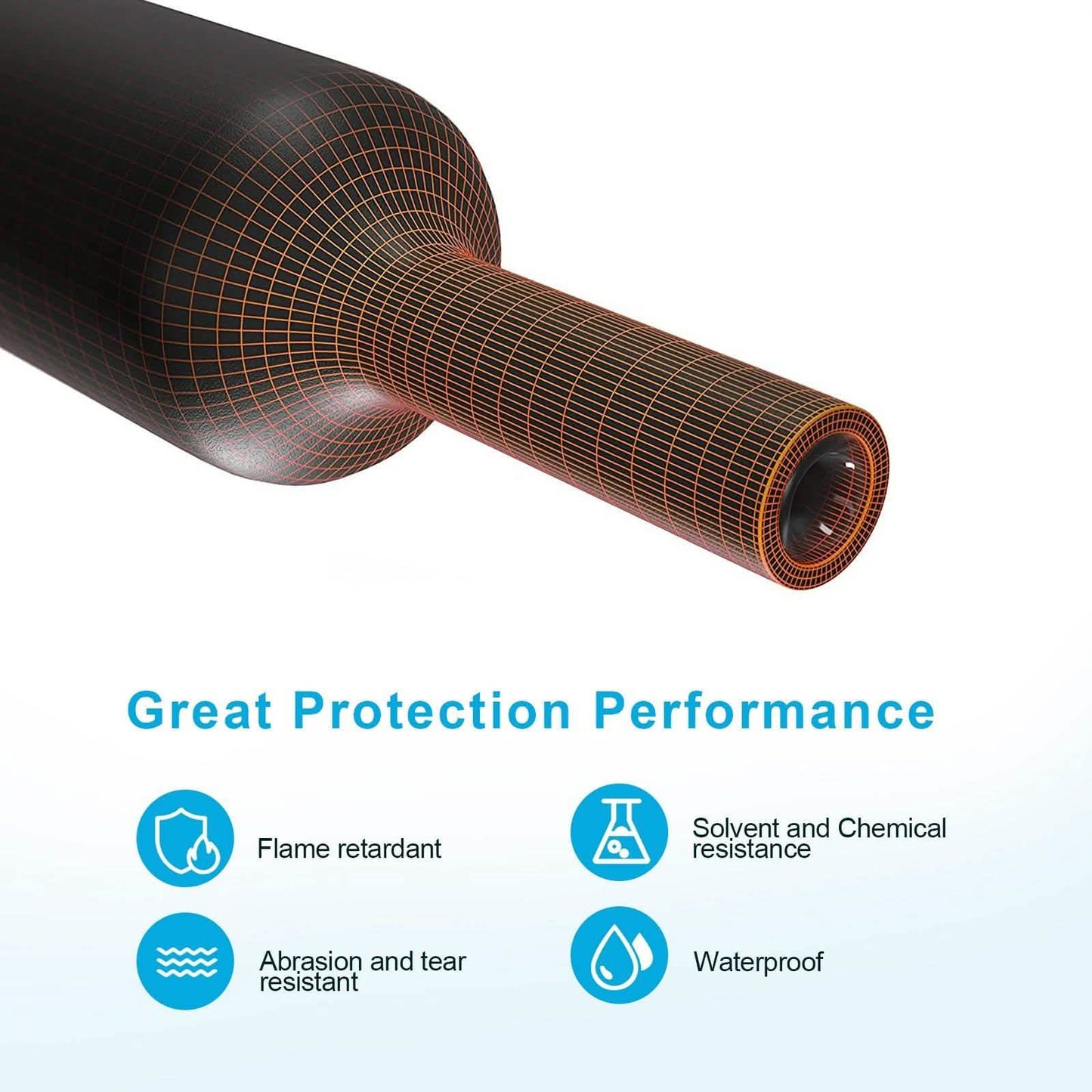 98Ft Heat Shrink Tubing Roll Waterproof Insulation Sealing DailySale
