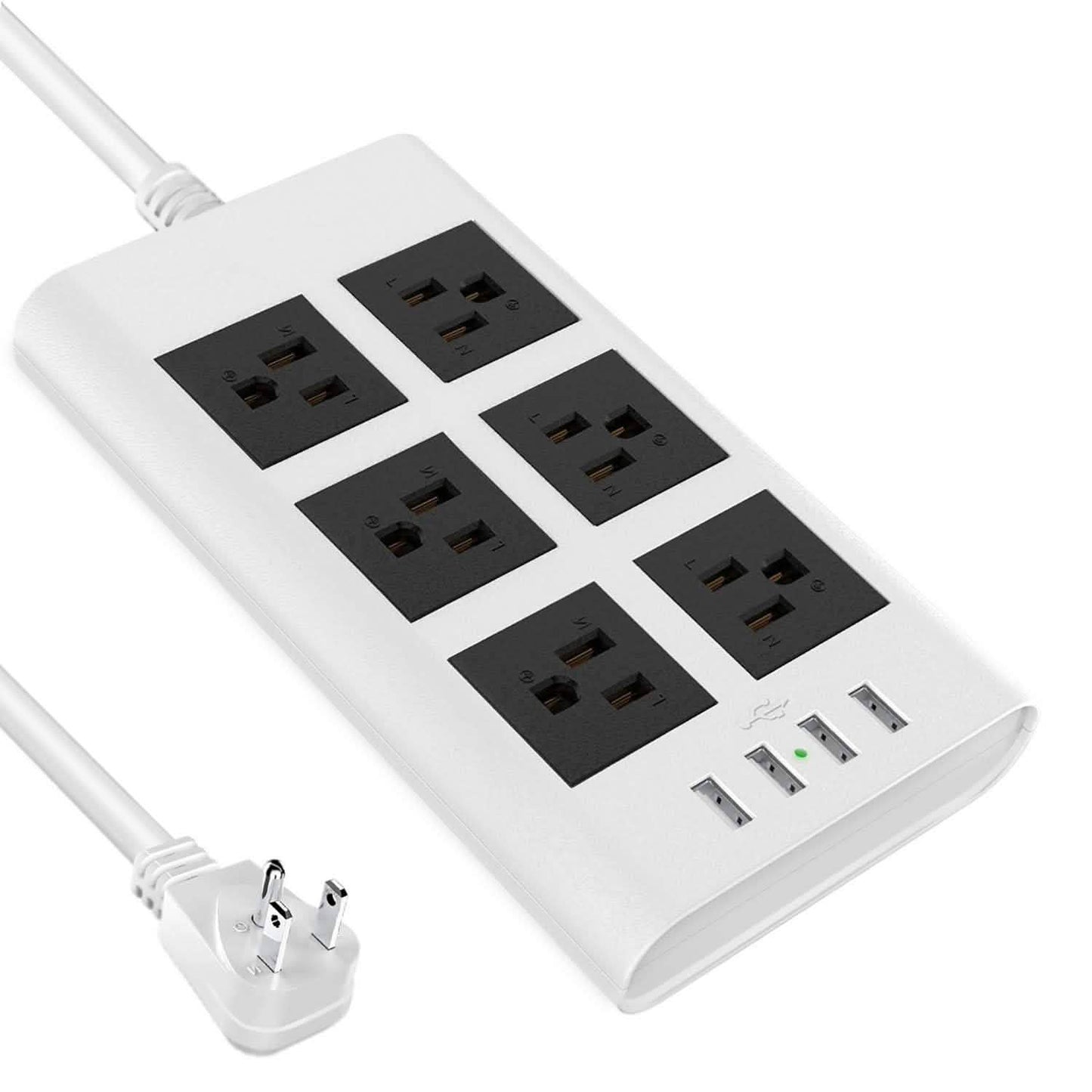 9.8ft USB Power Strip Surge Protector DailySale