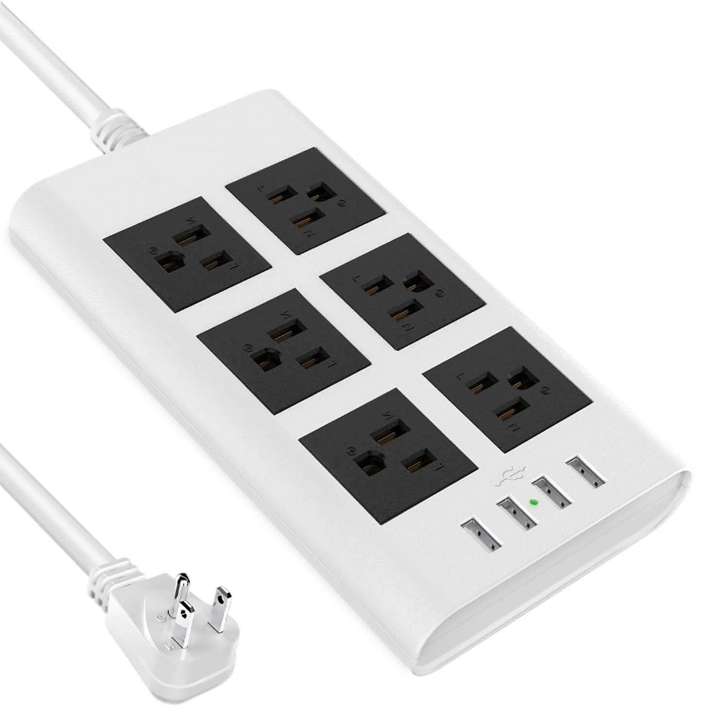 9.8ft USB Power Strip Surge Protector DailySale