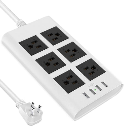 9.8ft USB Power Strip Surge Protector DailySale