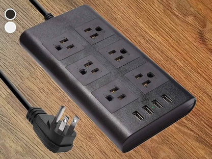 9.8ft USB Power Strip Surge Protector DailySale