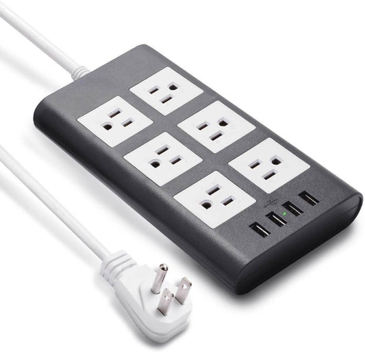 9.8ft USB Power Strip Surge Protector DailySale