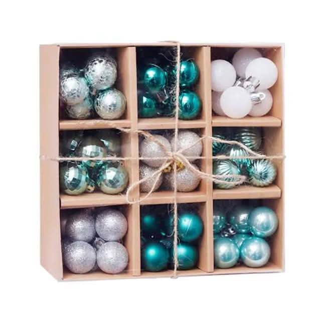 99-Piece: Christmas Balls Ornaments for Christmas Tree Gift Box Set DailySale