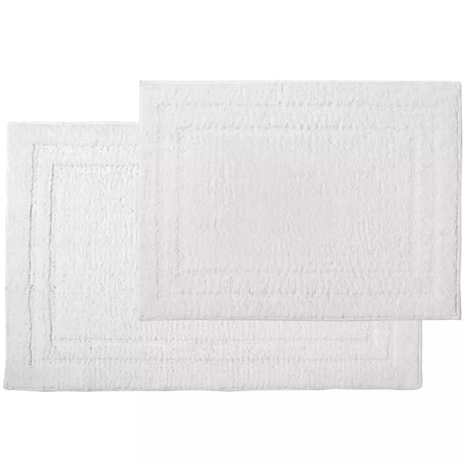 2-Piece: Bibb Home Microfiber Shag Bath Mat Set DailySale