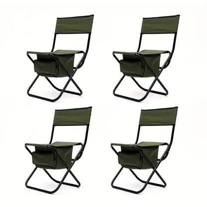 4-Piece: Folding Outdoor Chair with Storage Bag DailySale