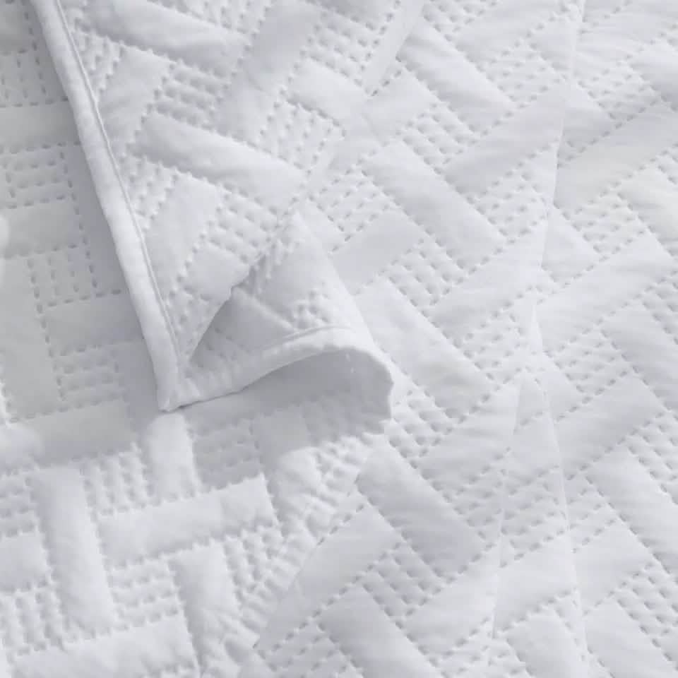 3-Piece: Dan River Basket Pinsonic Quilt Set DailySale