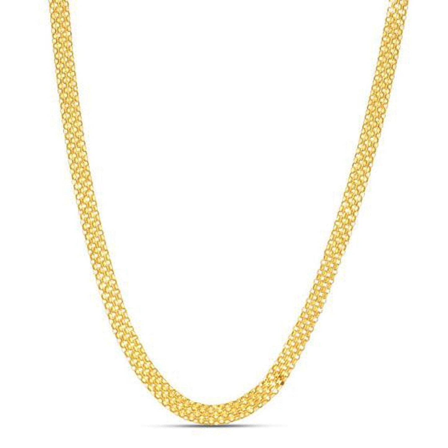 14k Yellow Gold Bismark Chain (4.70 mm) Bids.com