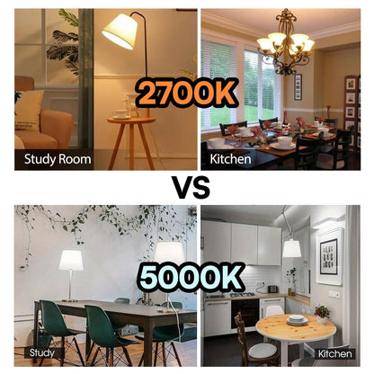 4-Pack A19 LED Light Bulbs, 60W Equivalent, Daylight, E26 Base, Non-Dimmable DailySale