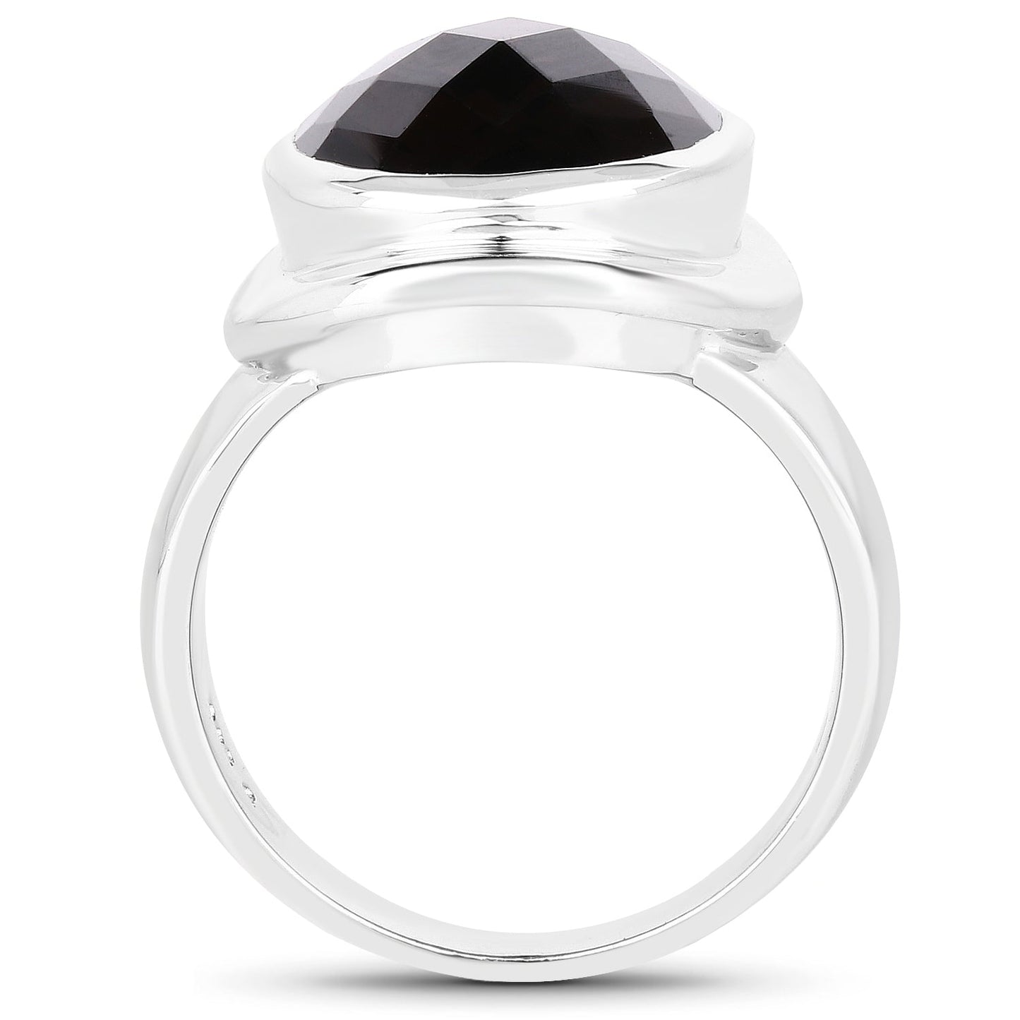 7.90 Carat Genuine Smoky Quartz .925 Sterling Silver Ring Bids.com