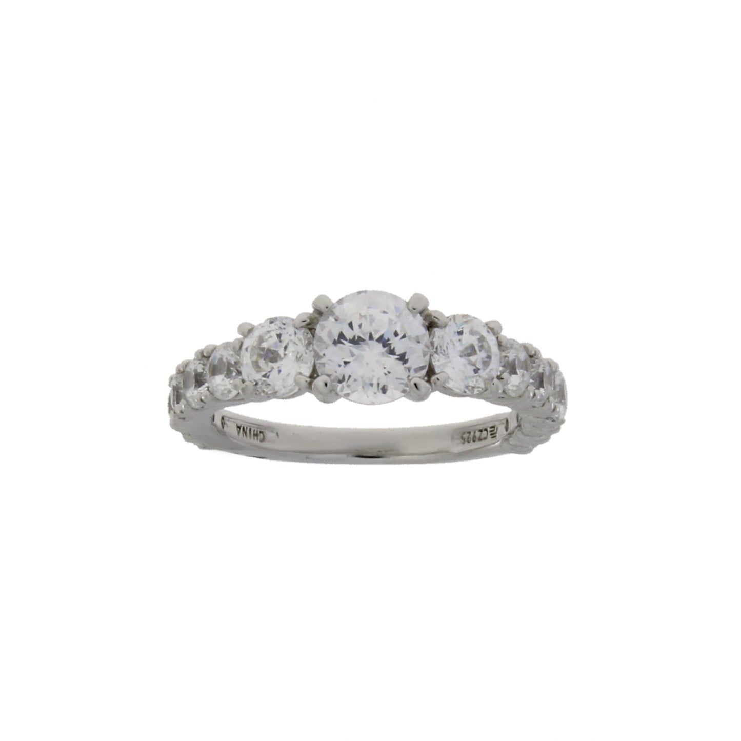 Genuine Cubic Zirconium CZ SS Bridal Sterling Silver Bids.com