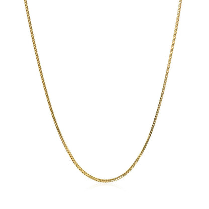 14k Yellow Gold Franco Chain 0.9mm Bids.com