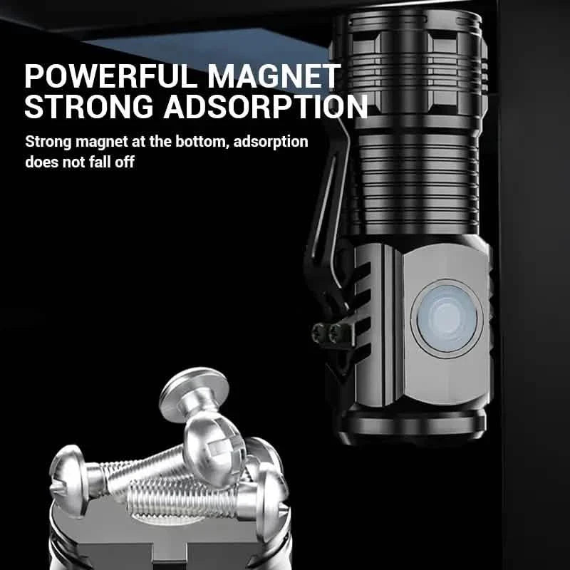 2-Pack: USB Rechargeable Mini LED Tactical Flashlight DailySale