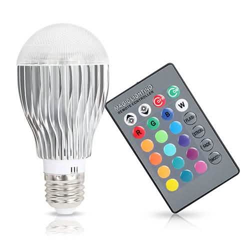 9W LED Light Bulb E27 RGB Lamp DailySale