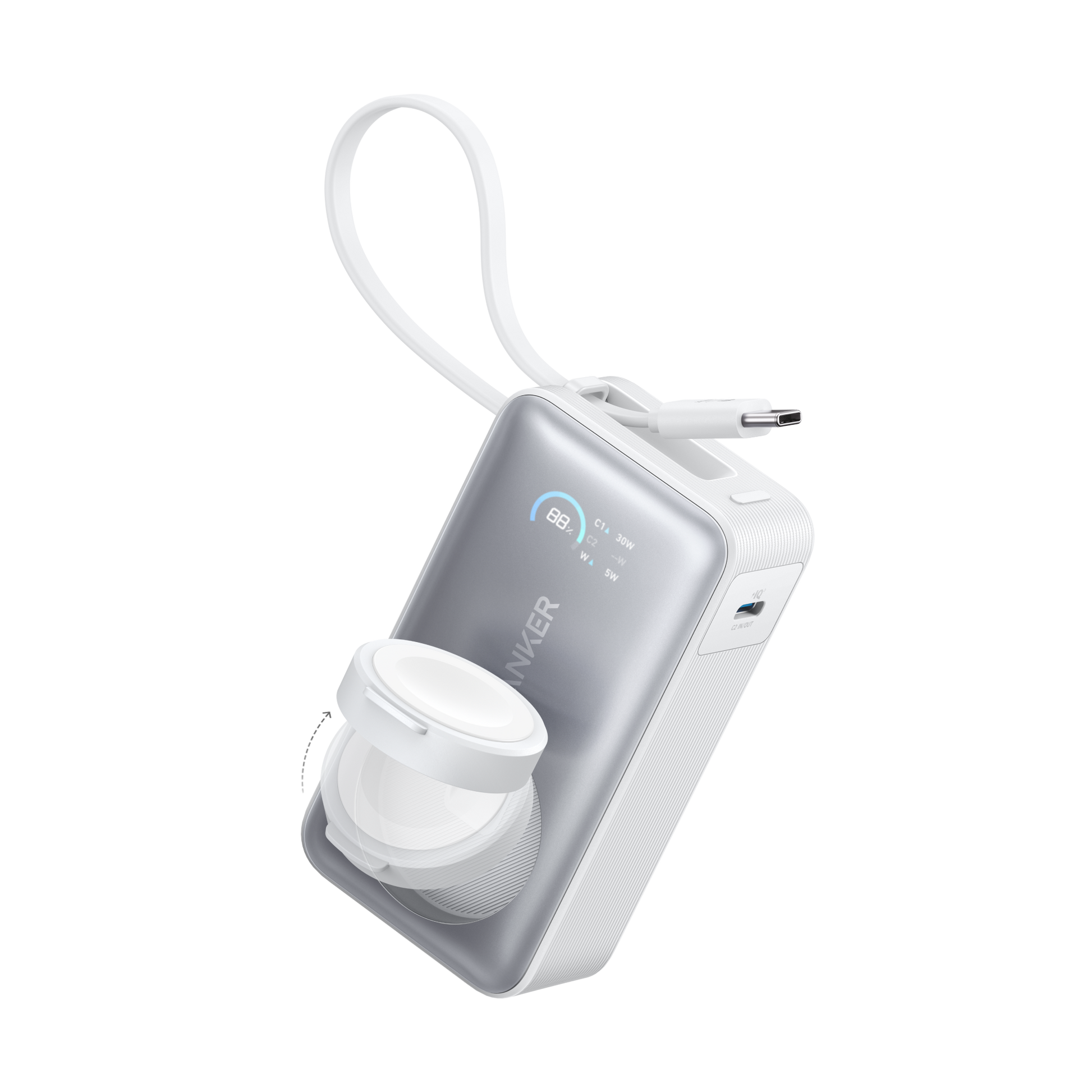 Anker MagGo Power Bank (10K, 35W, For Apple Watch) Anker