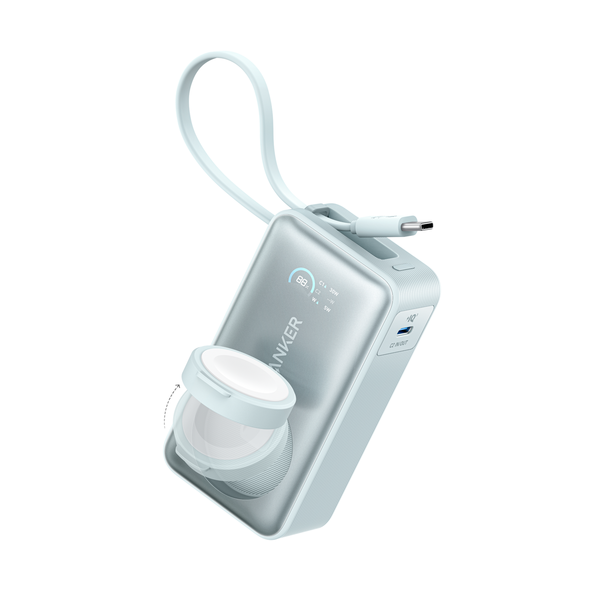 Anker MagGo Power Bank (10K, 35W, For Apple Watch) Anker