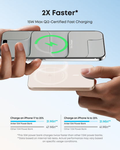 Anker Nano Power Bank (5K, MagGo, Slim) Anker