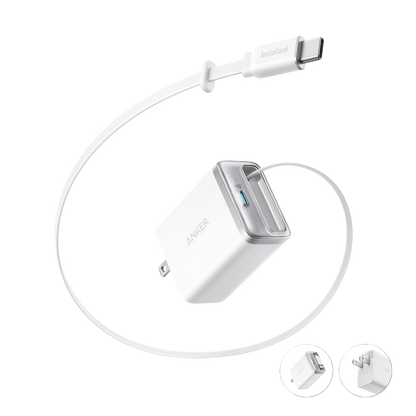 Anker Nano Charger (35W, Built-In Retractable USB-C Cable) Anker