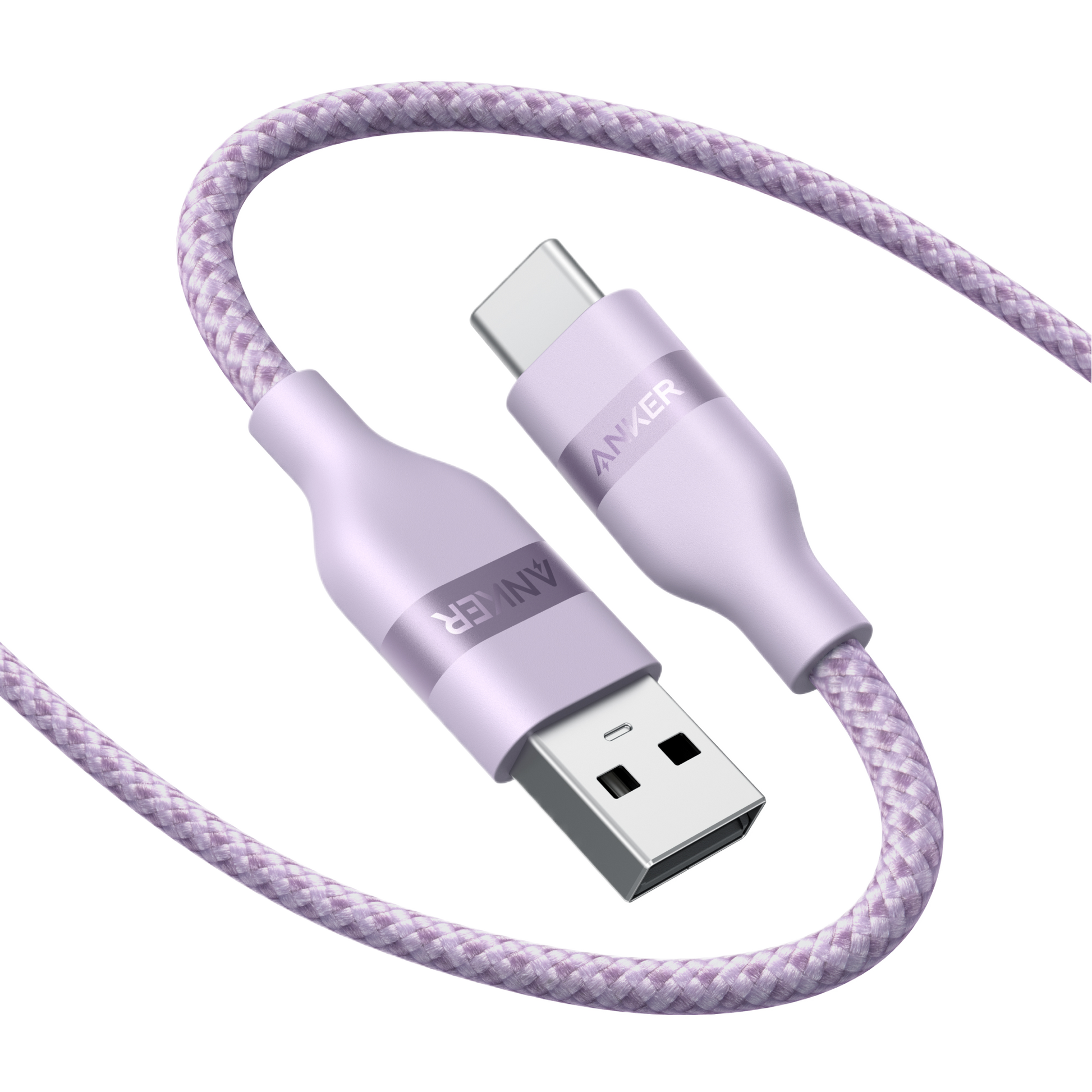 Anker USB-A to USB-C Cable (3 ft / 6 ft, Upcycled-Braided) Anker