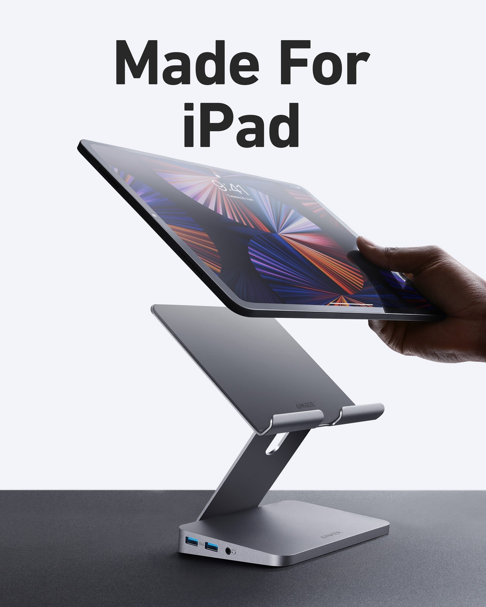 Anker <b>551</b> USB-C Hub (8-in-1, Tablet Stand) Anker