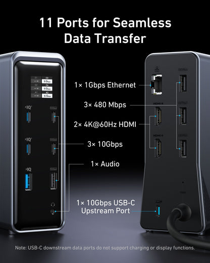 Anker Prime Charging Docking Station (14-in-1, Dual Display, 160W) Anker