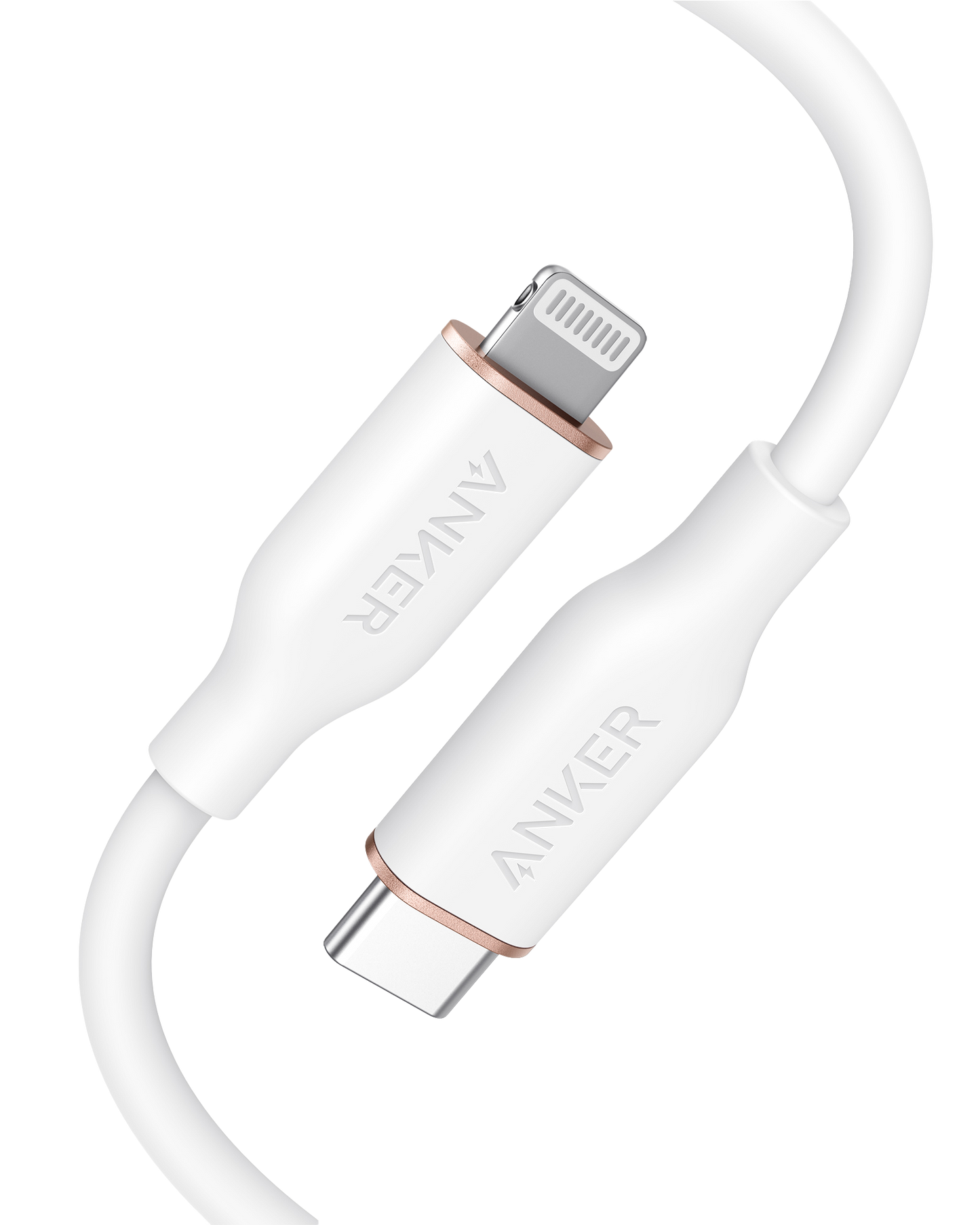 Anker <b>641</b> USB-C to Lightning Cable (Flow, 3 ft Silicone) Anker