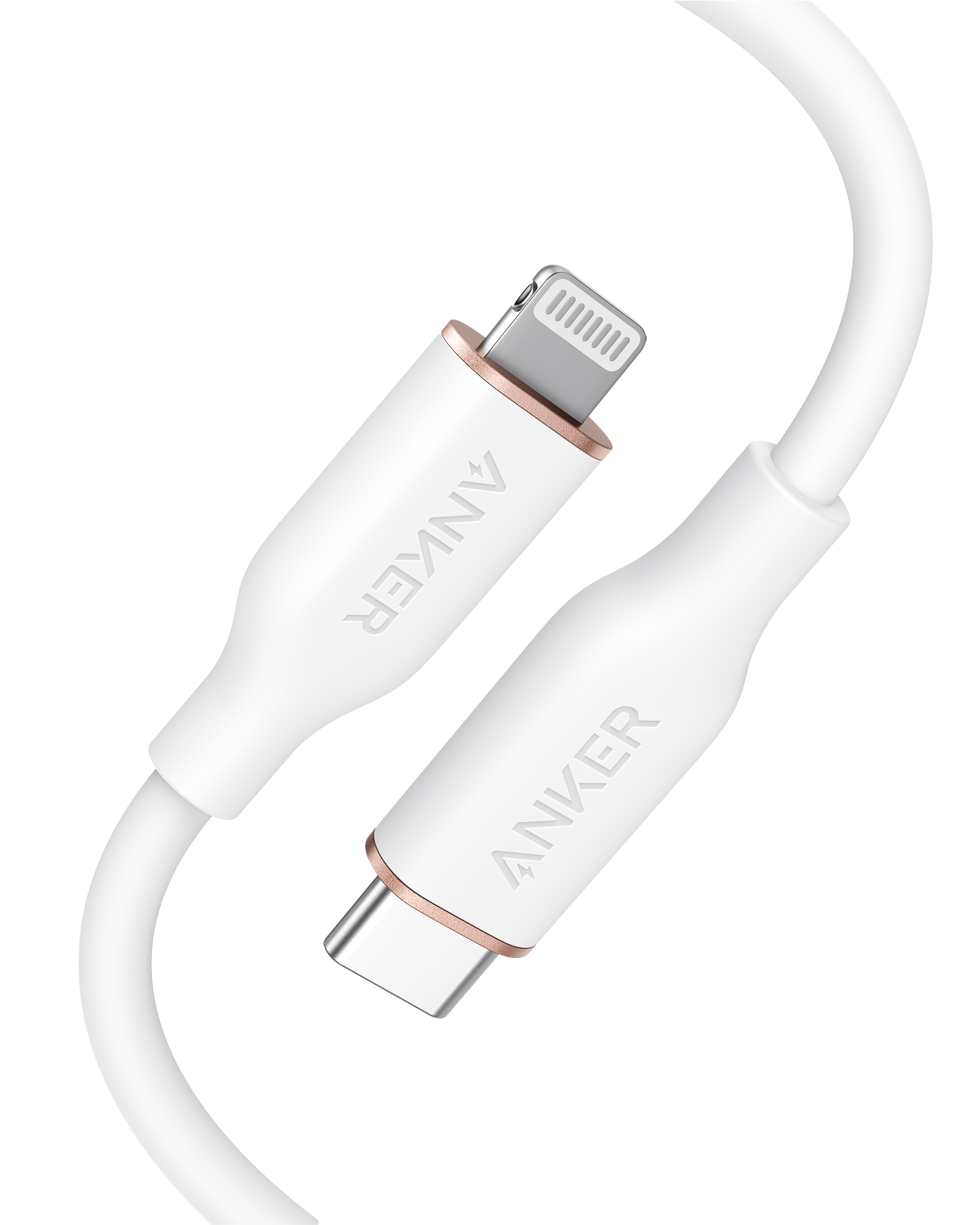 Anker <b>641</b> USB-C to Lightning Cable (Flow, 3 ft Silicone) Anker