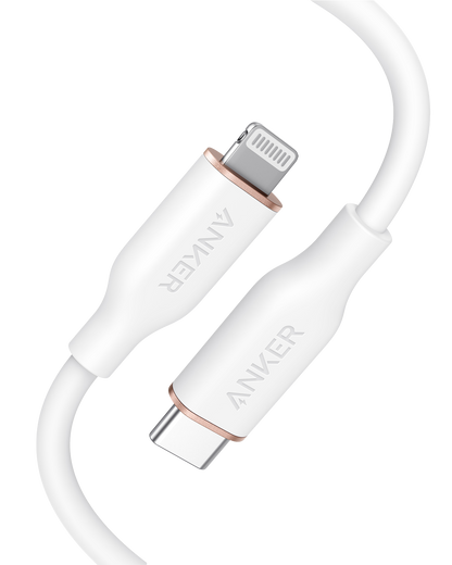 Anker <b>641</b> USB-C to Lightning Cable (Flow, 3 ft Silicone) Anker