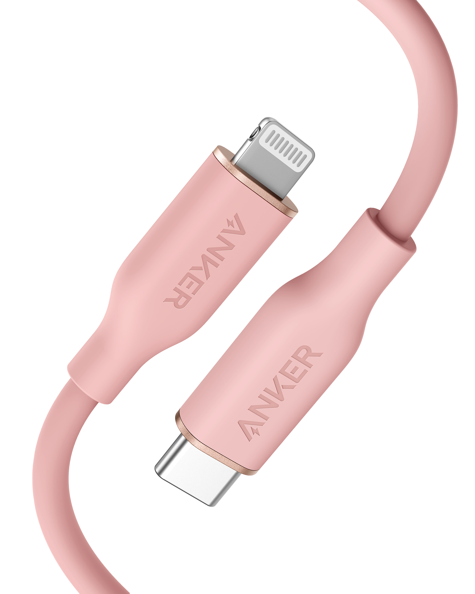Anker <b>641</b> USB-C to Lightning Cable (Flow, 3 ft Silicone) Anker