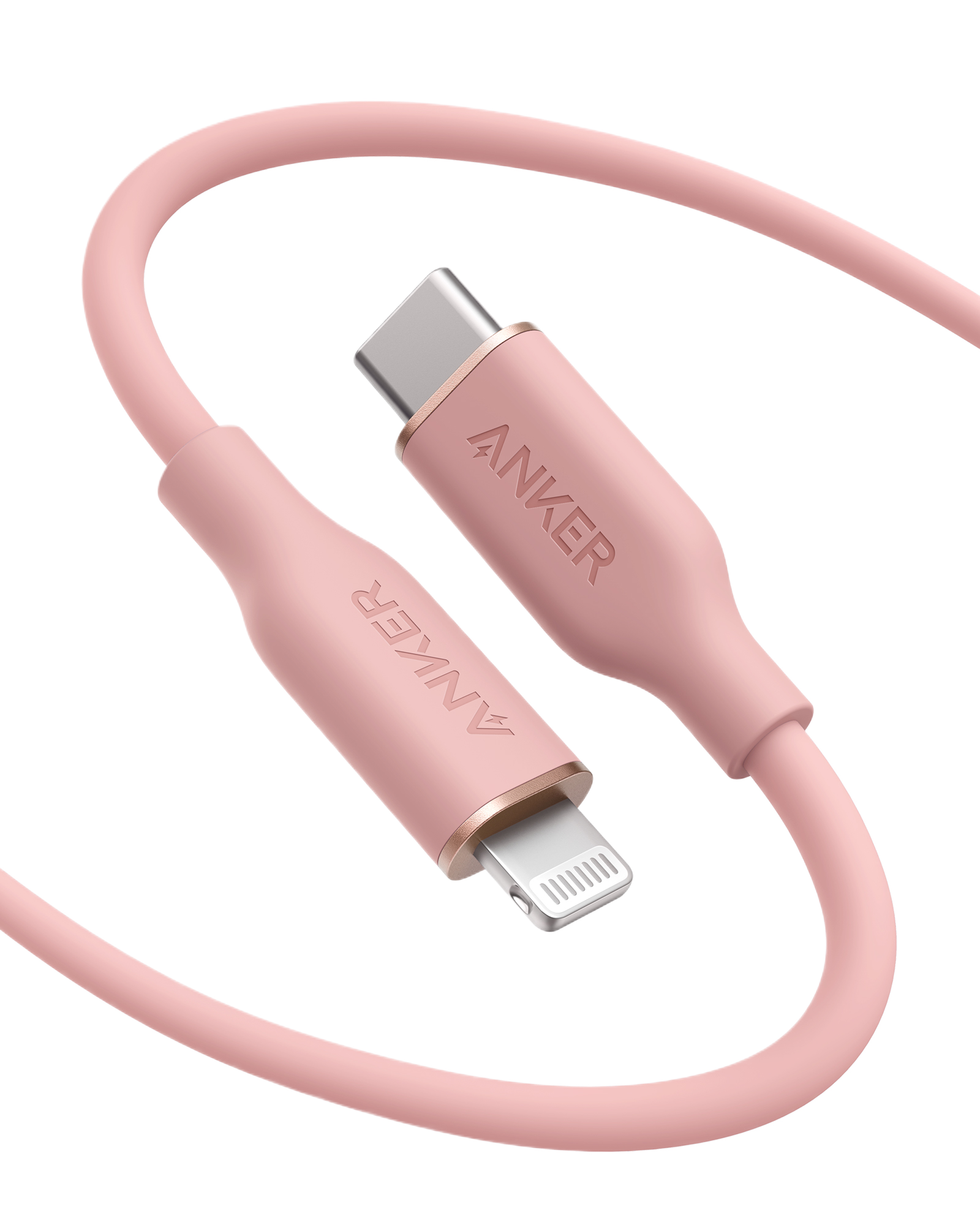 Anker <b>641</b> USB-C to Lightning Cable (Flow, 3 ft Silicone) Anker