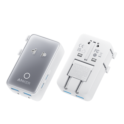 Anker Nano Travel Adapter (5-in-1, 20W, 1-Pack) Anker