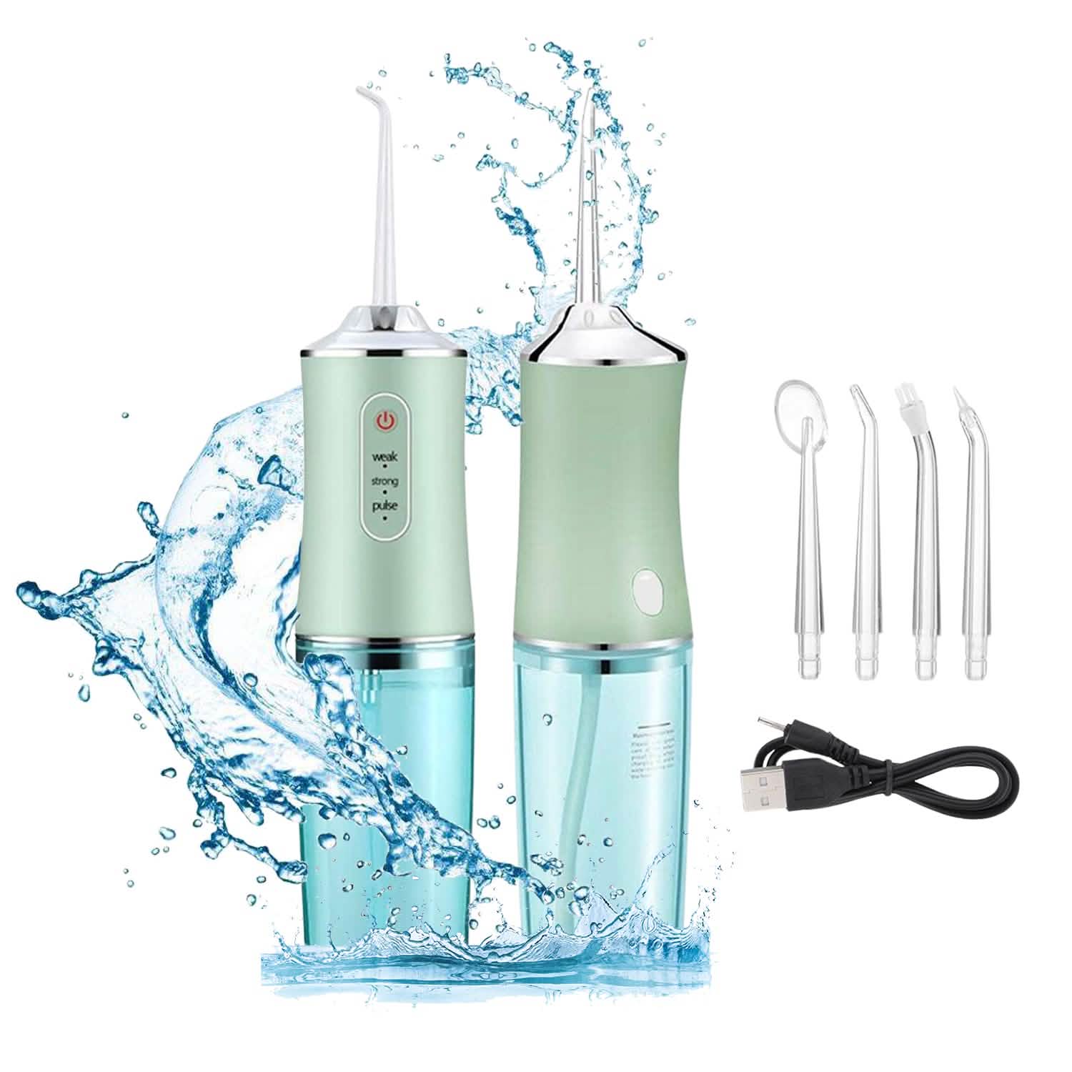 Professional Cordless Rechargeable 3 Modes Water Flosser Dental Oral Irrigator, Braces Cleaner DailySale