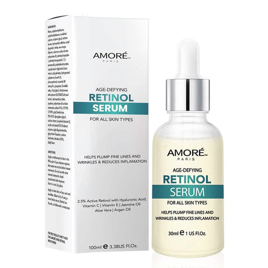 Amore Paris 2.5% Retinol Serum For Face With Hyaluronic Acid Night Facial Serum DailySale