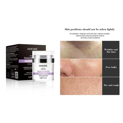 Niacinamide Facial Moisturizer Day Cream, Daily Anti-Aging, Anti-Wrinkle Face Cream, B3 Vitamin Formula, Aloe Facial, Coconut Oil, Vitamin E DailySale
