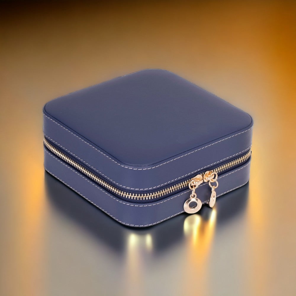 Amanda Leather Jewelry Box, Large Mizuri Leather