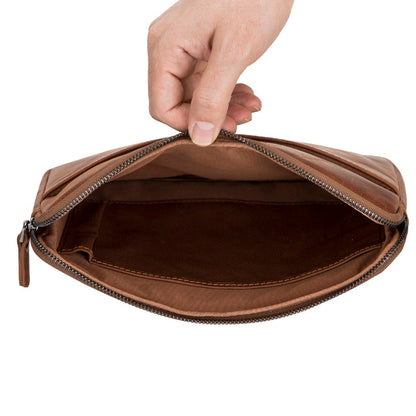 Awe Slim Leather Laptop / Tablet Bag Mizuri Leather