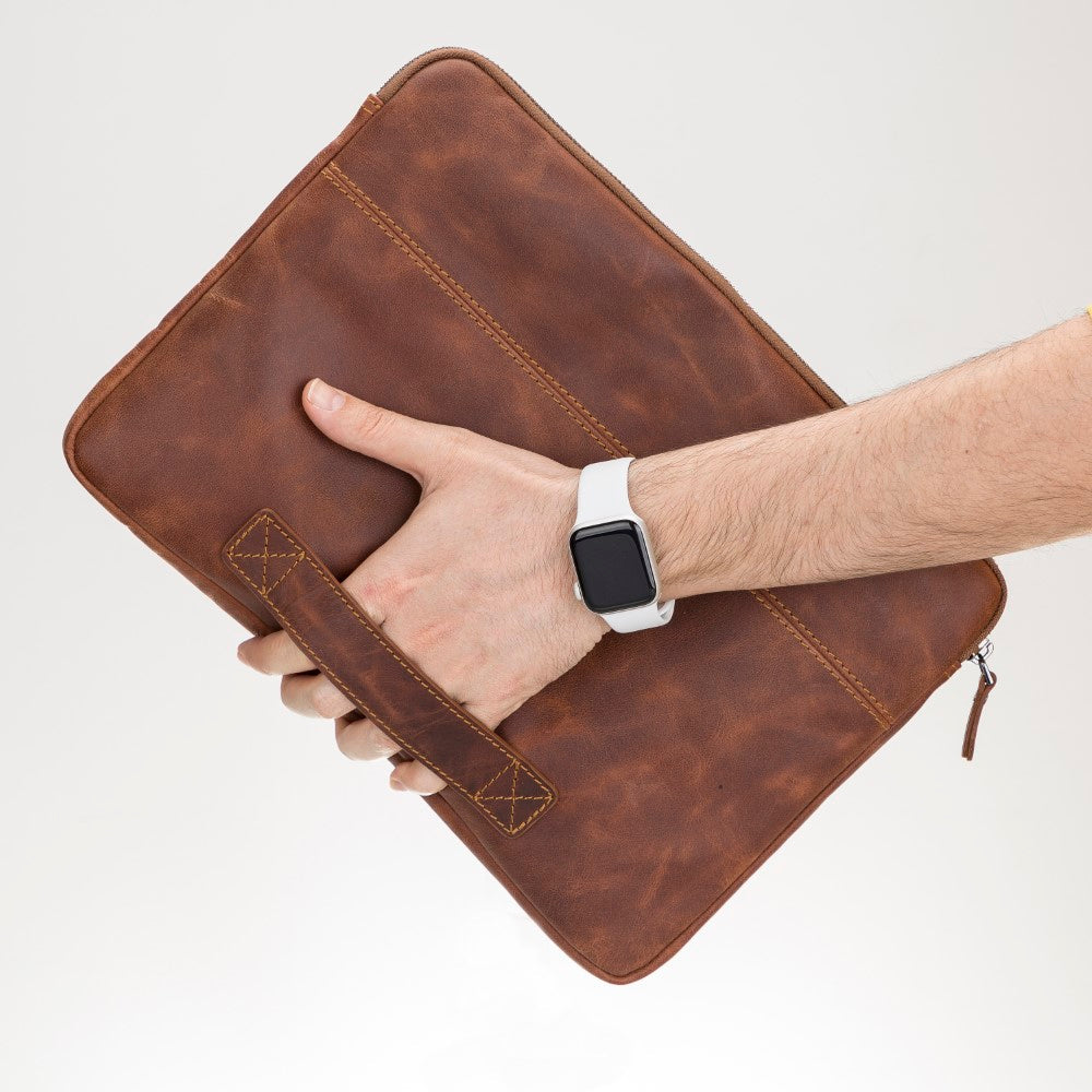 Awe Slim Leather Laptop / Tablet Bag Mizuri Leather
