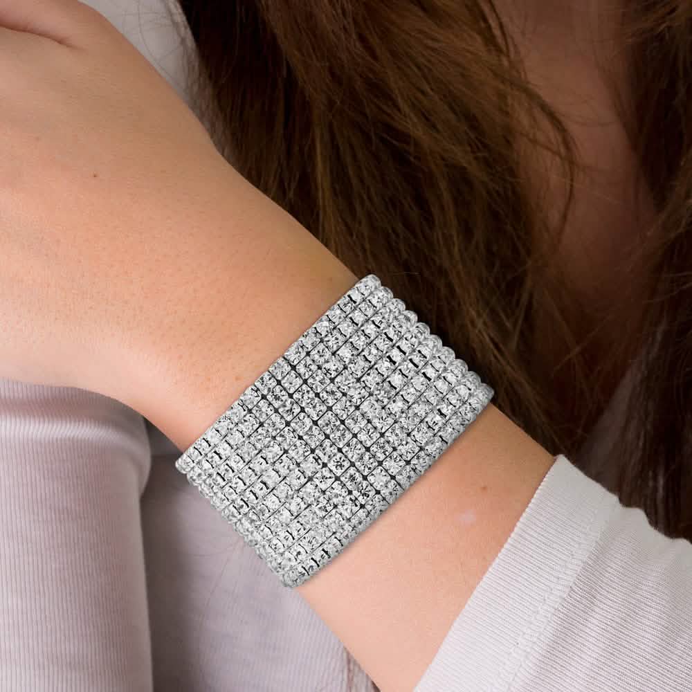 Swarovski Power Collection 10-Tier Elements Bracelet DailySale